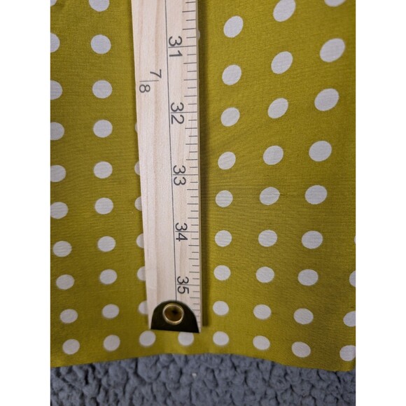 J Crew Dress Womens Size 4 Yellow 100% Silk Rosette Artsy Event Wedding Party - Picture 9 of 15